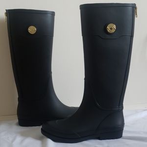 Tommy Hillfiger Black Rain Boots